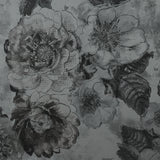 Satin Foil Print - ANJOLIE - 007 - Grey