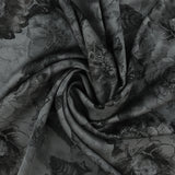 Satin Foil Print - ANJOLIE - 007 - Grey