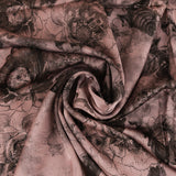 Satin Imprimé Métallisé - ANJOLIE - 008 - Rose