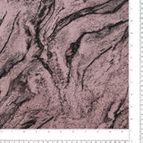 Satin Imprimé Métallisé - ANJOLIE - 010 - Rose