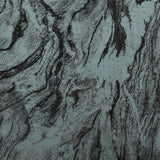 Satin Foil Print - ANJOLIE - 011 - Aqua