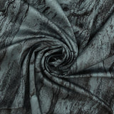 Satin Foil Print - ANJOLIE - 011 - Aqua