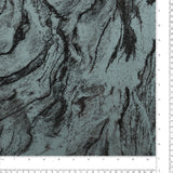 Satin Foil Print - ANJOLIE - 011 - Aqua