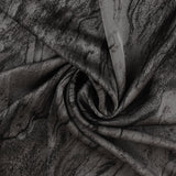 Satin Foil Print - ANJOLIE - 012 - Grey
