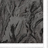 Satin Foil Print - ANJOLIE - 012 - Grey
