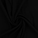 Polyester uni - EMILIA - 002 - Noir