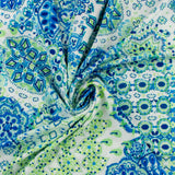 Polyester Print - SOPHIE - 007 - Green