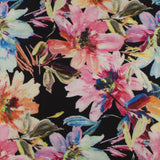 Polyester Print - SOPHIE - 009 - Black
