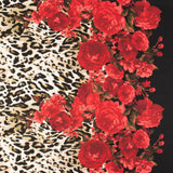 Peachskin Faille Print - NORA - 005 - Tan