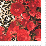 Peachskin Faille Print - NORA - 005 - Tan