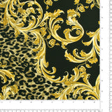 Faille peau de pêche imprimée - NORA - 008 - Tan