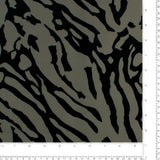 Peachskin Faille Print - NORA - 009 - Grey