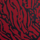 Peachskin Faille Print - NORA - 010 - Red