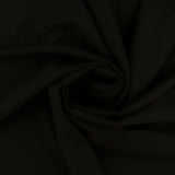 Solid Crepe  - JARVIS - 006 - Black