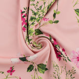 Tricot imprimé - SAGE- 006 - Saumon
