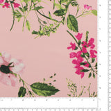 Tricot imprimé - SAGE- 006 - Saumon