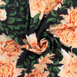 Printed Knit - SAGE - 010 - Black