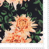 Printed Knit - SAGE - 010 - Black