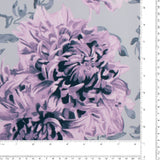 Tricot imprimé - SAGE- 012 - Lavande