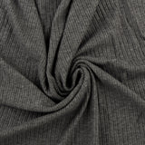 Rib Knit - AMARA - 002 - Charcoal