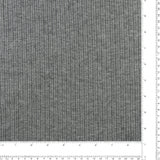 Tricot côtelé - AMARA - 002 - Charbon