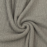 Sweater Knit Solid - VIENNA - 001 - Light Grey