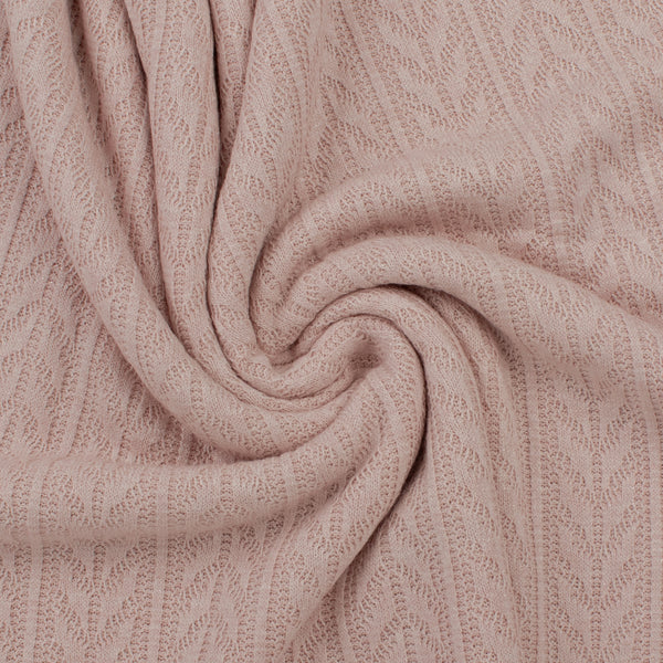 Sweater Knit Solid - VIENNA - 002 - Soft Rose
