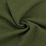 Rib Sweater Knit - MANCHESTER - 001 - Olive