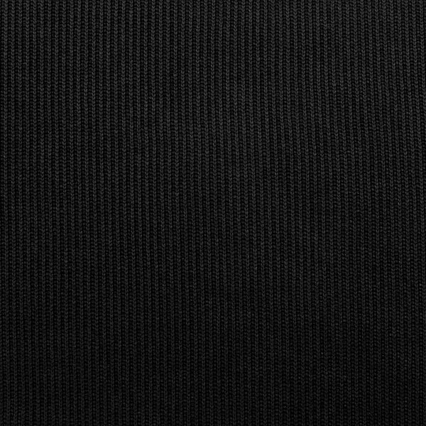 Rib Sweater Knit - MANCHESTER - 002 - Black