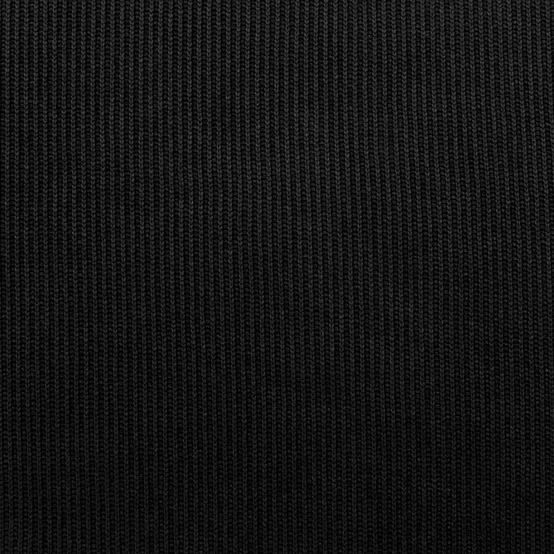Tricot côtelé pour chandail - MANCHESTER - 002 - Noir