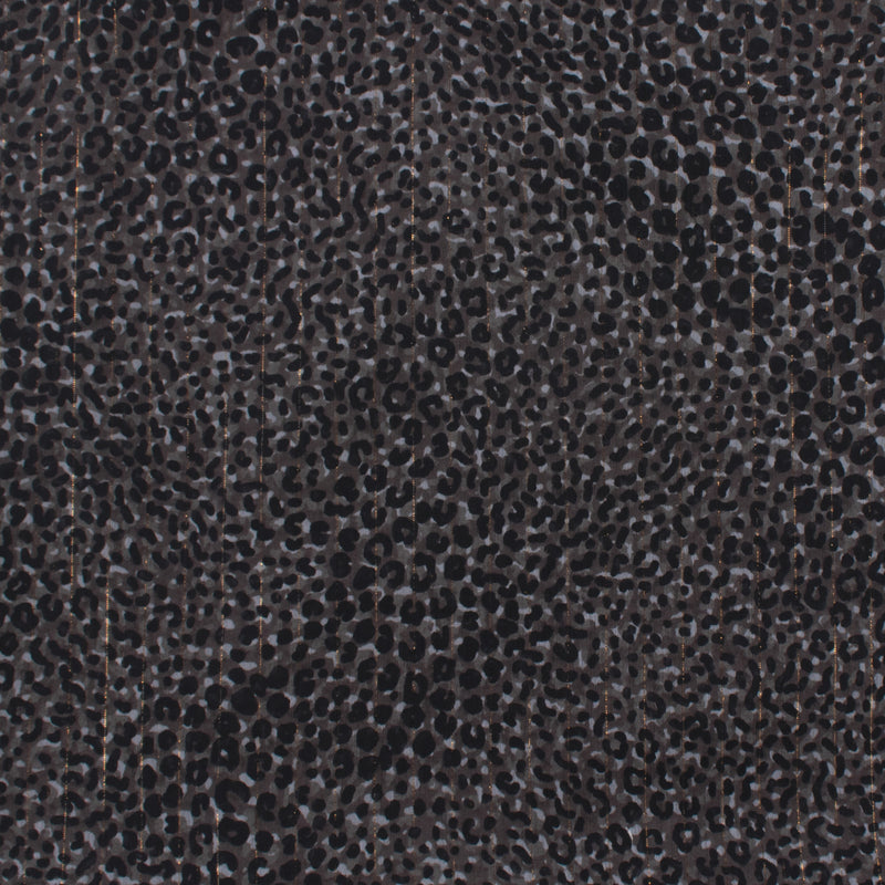 Chiffon avec Imprimé métallique - CANNES - 007 - Peau - Pierre Grise