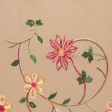 Tissu brodé - WESTMINSTER - 001 - Chameau