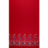 Tissu à manteau brodé - WESTMINSTER - 002 - Rouge