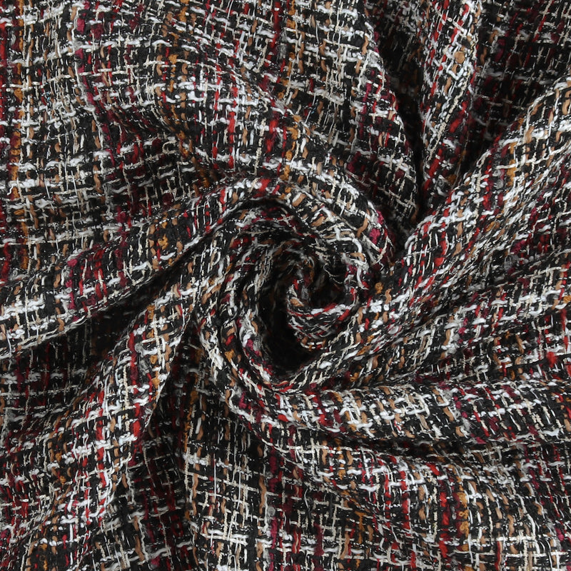 Bouclé maison - 006 - Noir Mélange