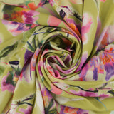 Printed Linen Look - TEXTURA - 008 - Sage