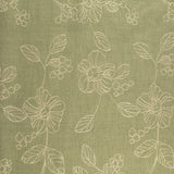 Poly brodé - EN FLEUR - 002 - Olive