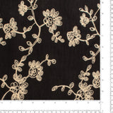 Poly brodé - EN FLEUR - 005 - Noir