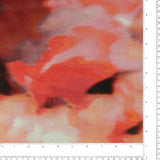 Mix of printed rayon and Linen  - BARBADOS - 001 - Red