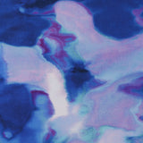 Mix of printed rayon and Linen  - BARBADOS - 003 - Blue