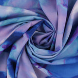 Mix of printed rayon and Linen  - BARBADOS - 003 - Blue