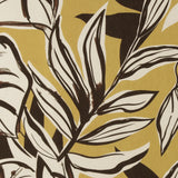 Mix of printed rayon and Linen  - BARBADOS - 004 - Brown