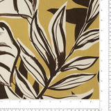 Mix of printed rayon and Linen  - BARBADOS - 004 - Brown