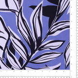 Mix of printed rayon and Linen  - BARBADOS - 005 - Blue