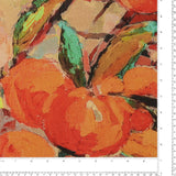 Mélange de rayonne et Lin imprimé - <BARBADOS> - 009 - Orange