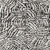 Mix of printed rayon and Linen  - BARBADOS - 017 - Brown