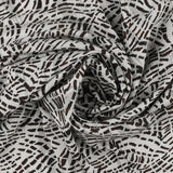 Mix of printed rayon and Linen  - BARBADOS - 017 - Brown