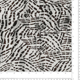 Mix of printed rayon and Linen  - BARBADOS - 017 - Brown