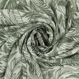 Mix of printed rayon and Linen  - BARBADOS - 018 - Sage