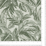 Mix of printed rayon and Linen  - BARBADOS - 018 - Sage