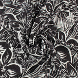 Mix of Printed Rayon and Nylon - HAVANA II - 003 - Black